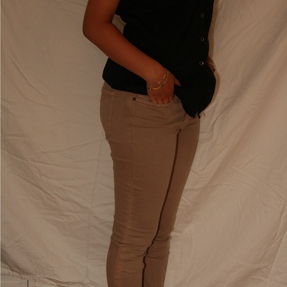 NEW WITH TAGS GAP Jean Brown Leggings - Picture 2 of 5